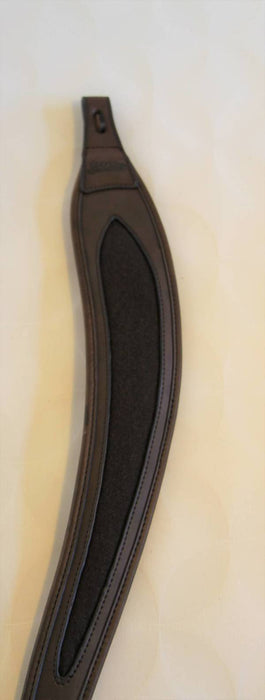 Ergonomisk gevärsrem i läder/loden