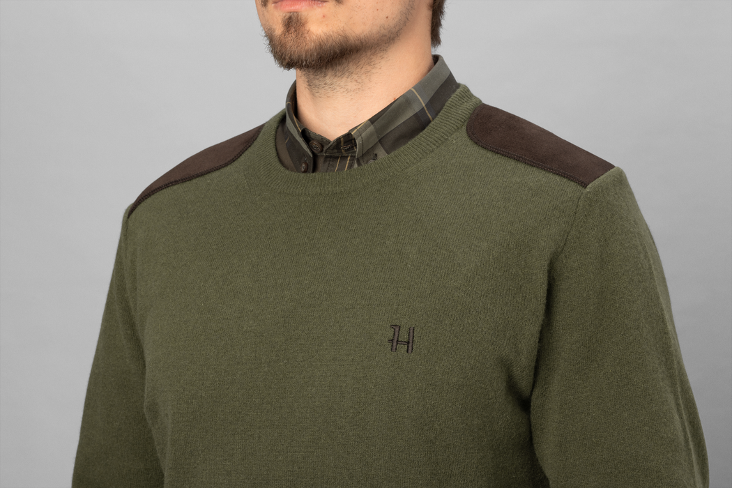 Arran pullover Olive  - Härkila