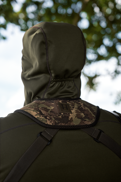 Deer Stalker Fleece-huvtröja med full dragkedja Willow green - Härkila