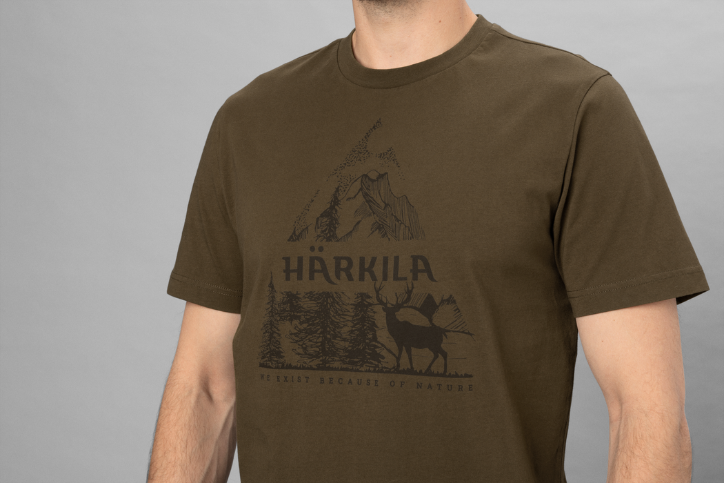 Härkila Nature t-shirt Willow green  - Härkila