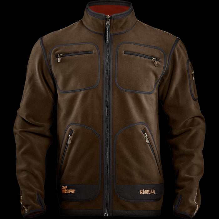 Kamko Fleecejacka - Brun/Röd - Härkila