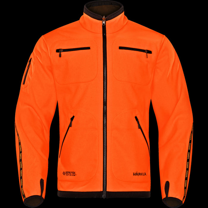 Kamko Fleecejacka Hunting green/Orange blaze - Härkila