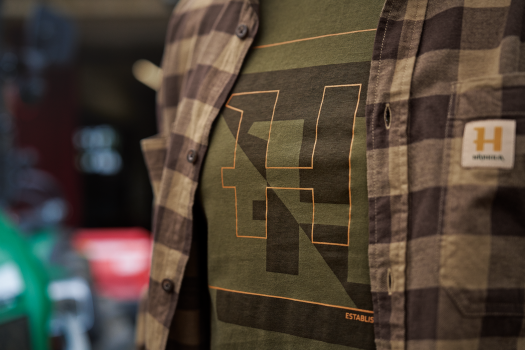 H-logo S/S T-shirt Mörk oliv - Härkila