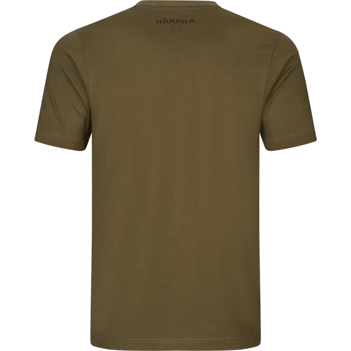 H-logo S/S T-shirt Mörk oliv - Härkila