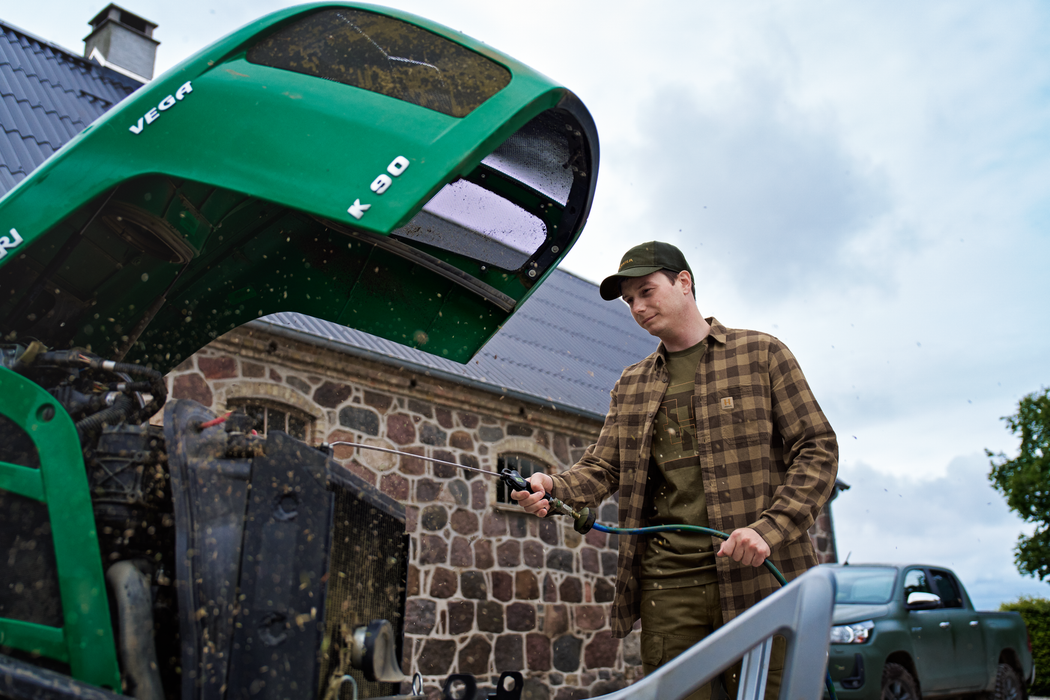 H-logo S/S T-shirt Mörk oliv - Härkila