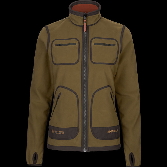 Kamko Fleecejacka för Kvinnor Dark olive/Arabian spice - Härkila