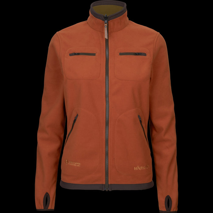 Kamko Fleecejacka för Kvinnor Dark olive/Arabian spice - Härkila
