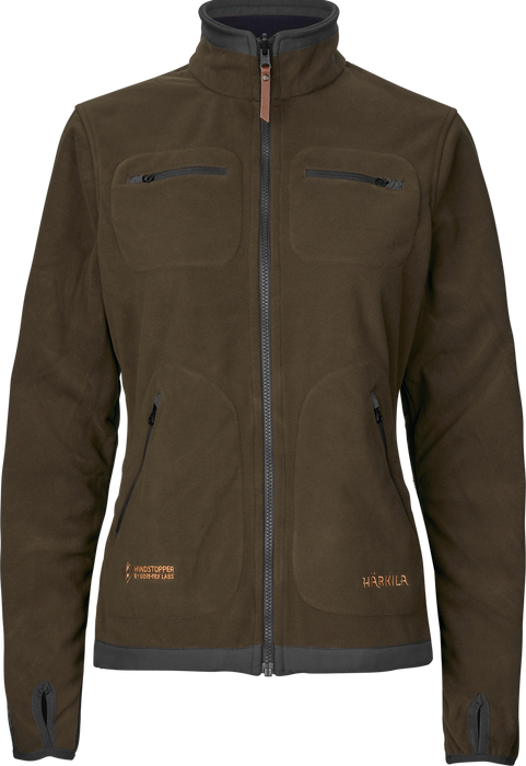 Kamko Fleece Dam – Willow green/Deep well purple – Härkila