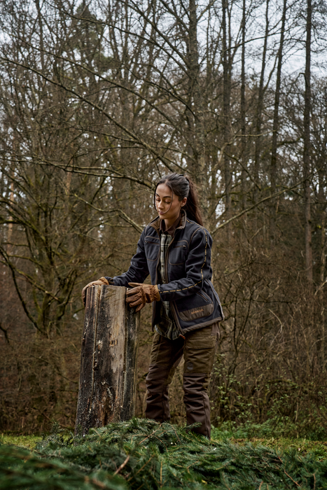 Kamko Fleece Dam – Willow green/Deep well purple – Härkila