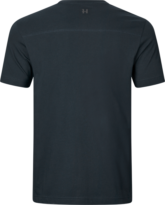 Kortärmad t-shirt med logga Dark navy