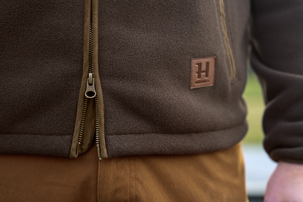 Sherpa fleecejacka Demitasse brown - Sandhem