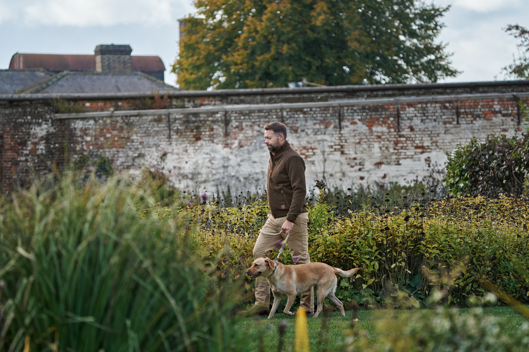 Sherpa fleecejacka Demitasse brown - Sandhem