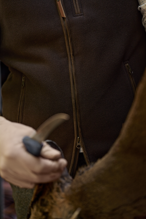 Sherpa fleeceväst Demitasse brown - Sandhem