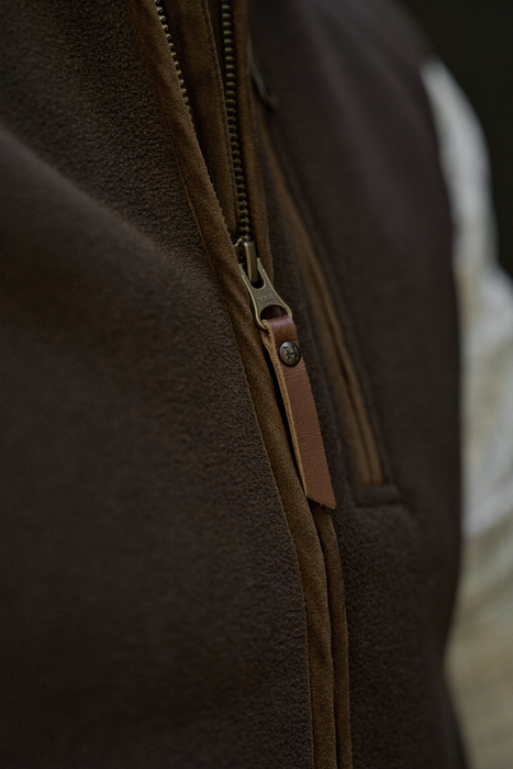 Sherpa fleeceväst Demitasse brown - Sandhem