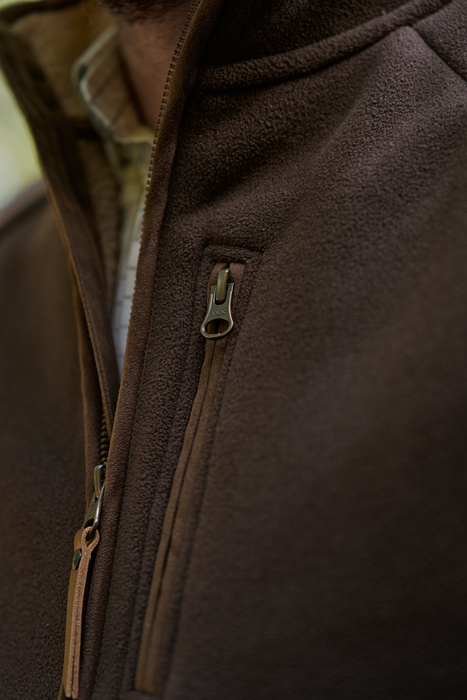 Sherpa fleeceväst Demitasse brown - Sandhem