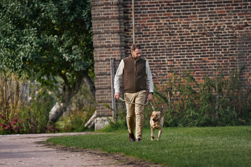 Sherpa fleeceväst Demitasse brown - Sandhem