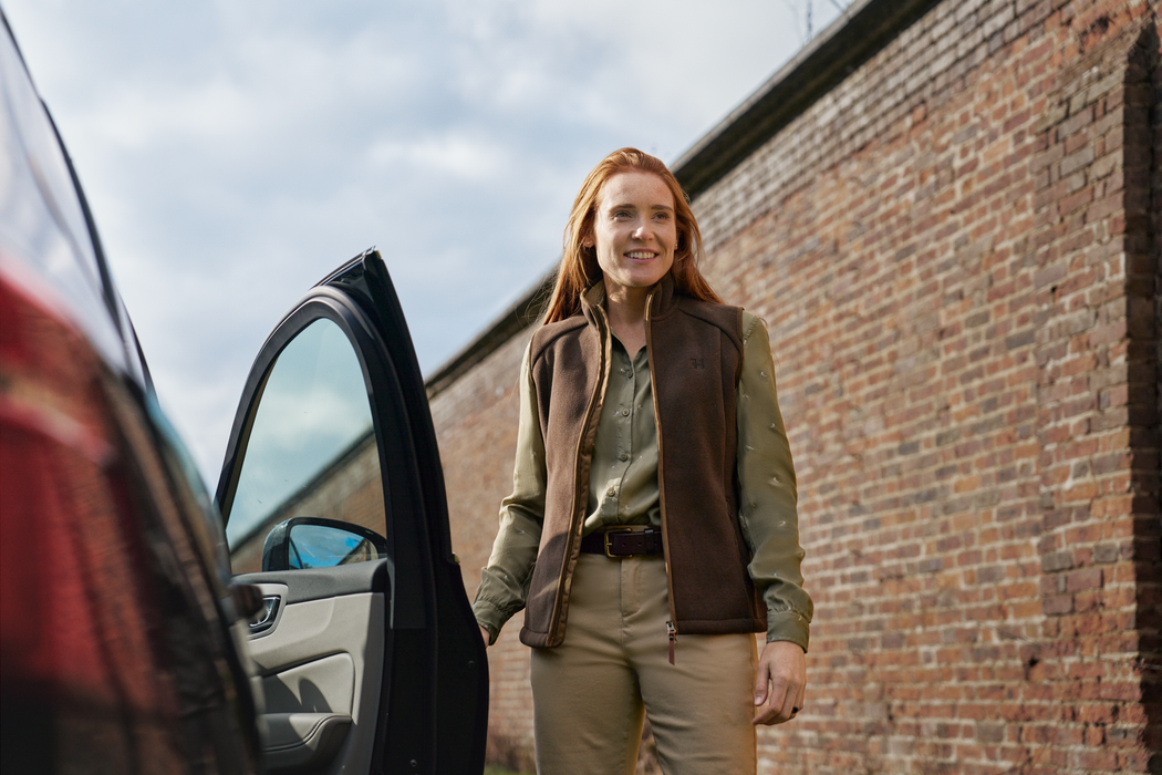 Sherpa fleeceväst dam - Demitasse brown - Sandhem – Härkila