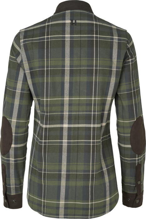 Pajala L/S Skjorta Dam - Olive check – Härkila