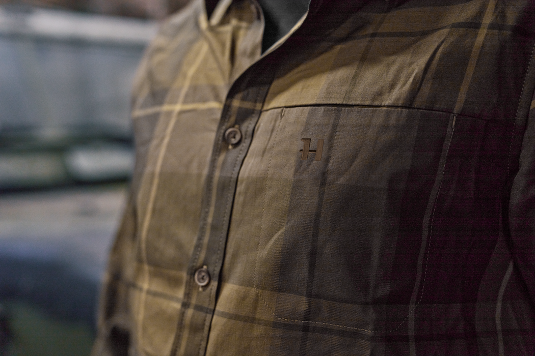 Akse L/S Skjorta - Willow green check – Härkila