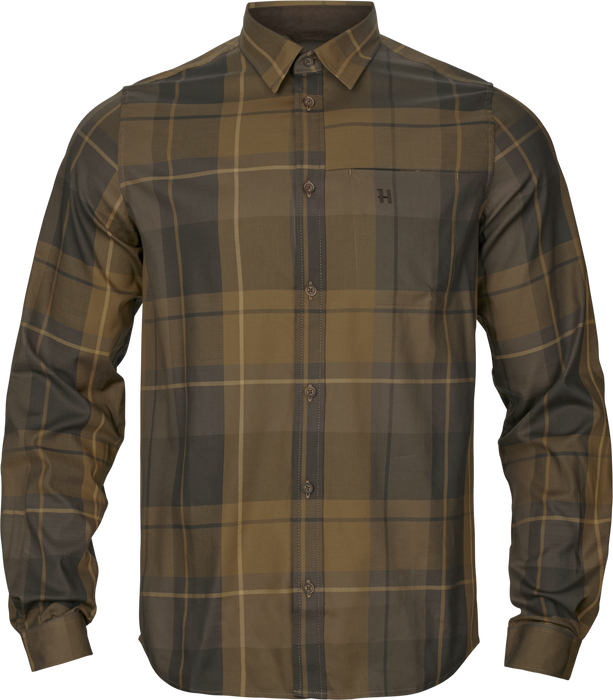 Akse L/S Skjorta - Willow green check – Härkila