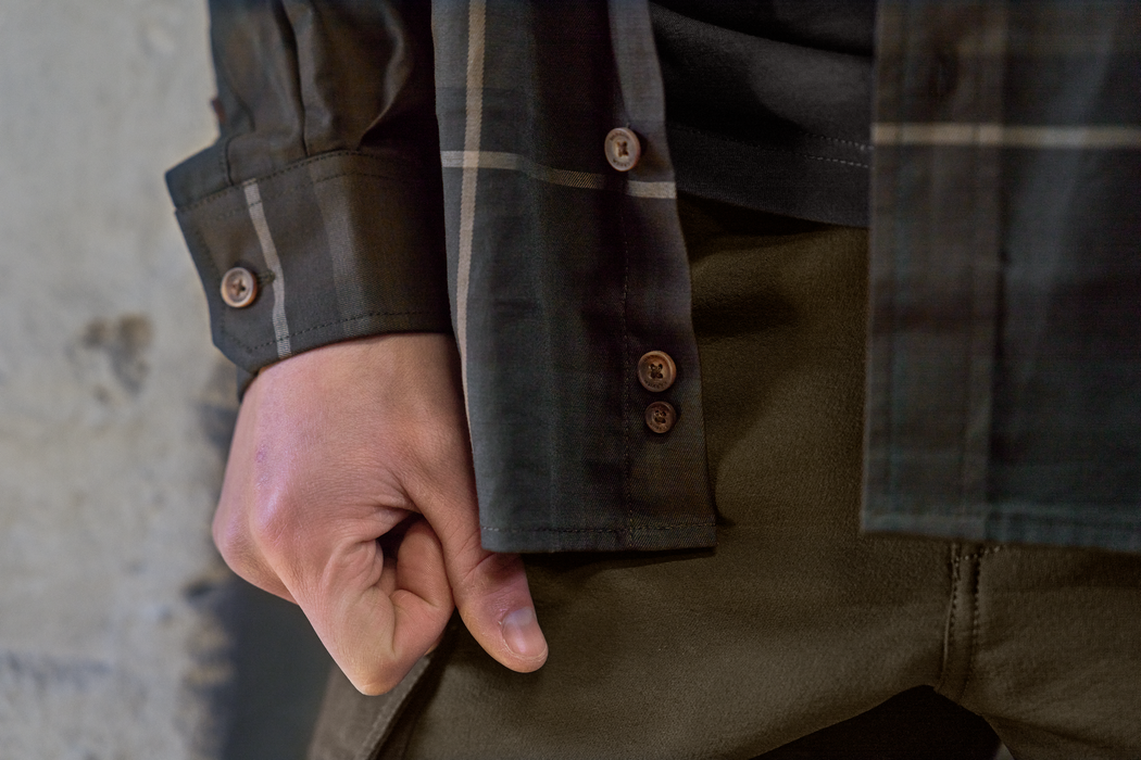 Akse L/S Skjorta - Shadow brown check – Härkila