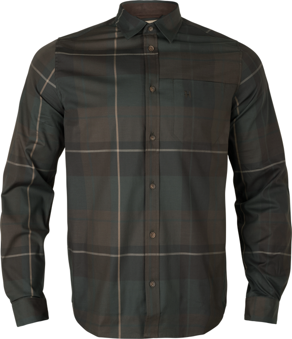 Akse L/S Skjorta - Shadow brown check – Härkila