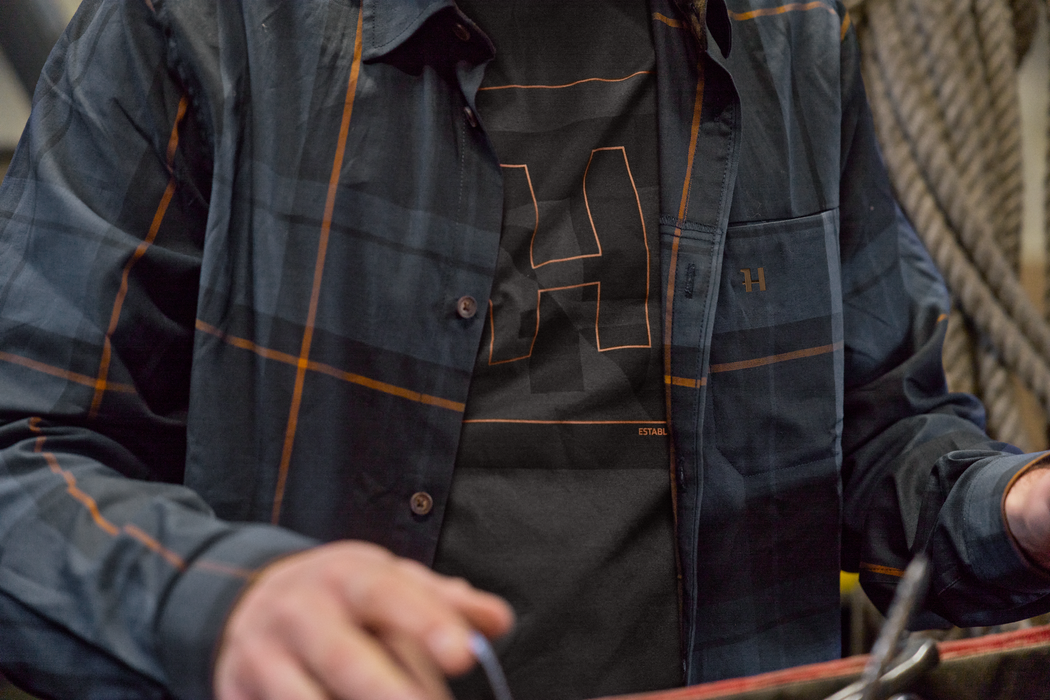 Långärmad skjorta Blackberry check – Härkila