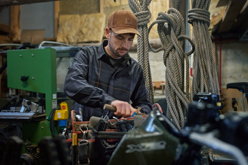 Långärmad skjorta Blackberry check – Härkila