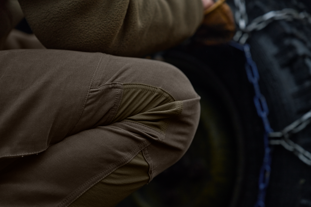 Hill byxor Willow green/Brun