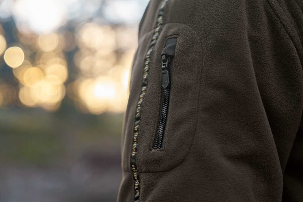 NOCTYX WSP Vändbar fleecejacka - AXIS MSP®Svart/Willow green - Kamko – Härkila