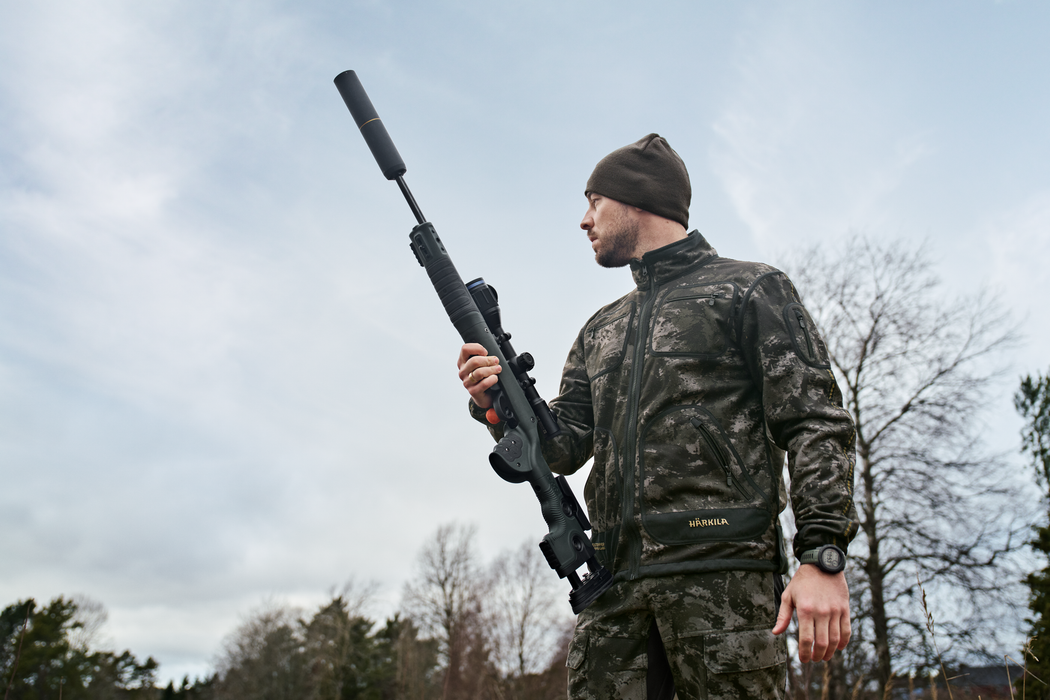 NOCTYX WSP Vändbar fleecejacka - AXIS MSP®Svart/Willow green - Kamko – Härkila