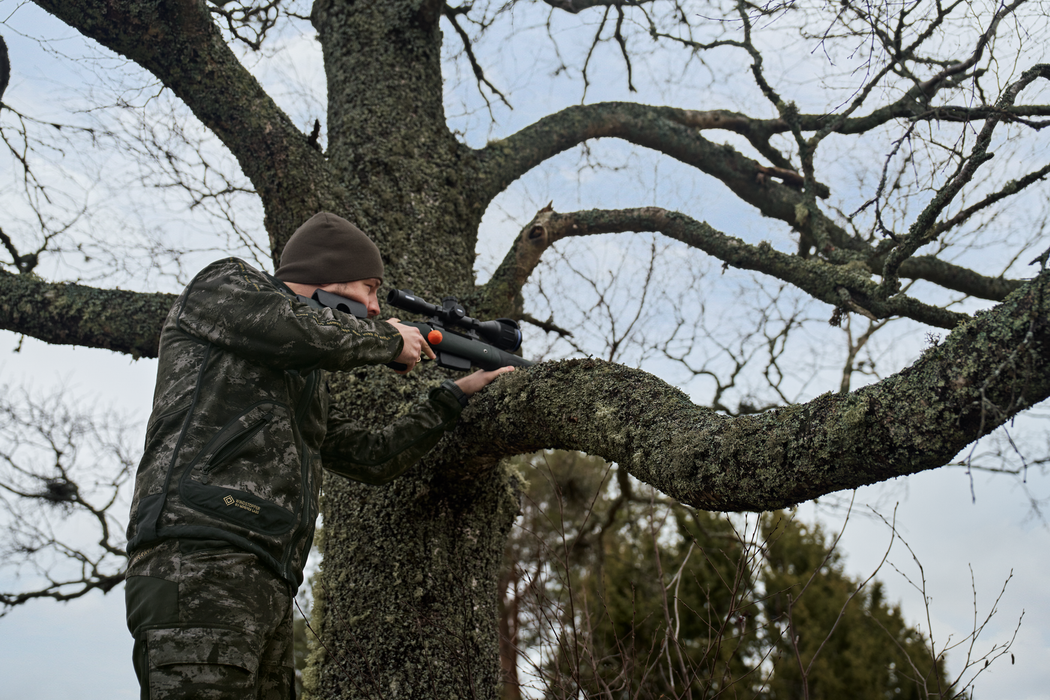 NOCTYX WSP Vändbar fleecejacka - AXIS MSP®Svart/Willow green - Kamko – Härkila