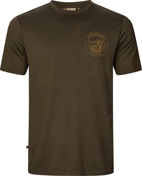 Game kortärmad t-shirt Willow green stag – Härkila