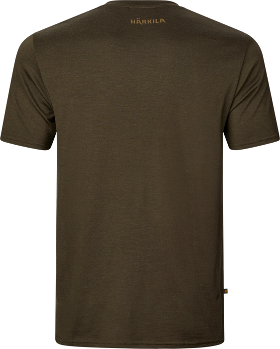 Game kortärmad t-shirt Willow green stag – Härkila