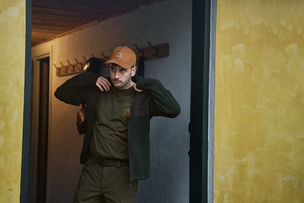 Game kortärmad t-shirt Willow green stag – Härkila