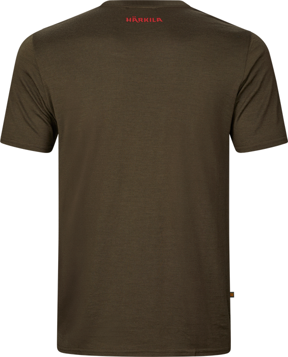 Game kortärmad t-shirt Willow green moose – Härkila