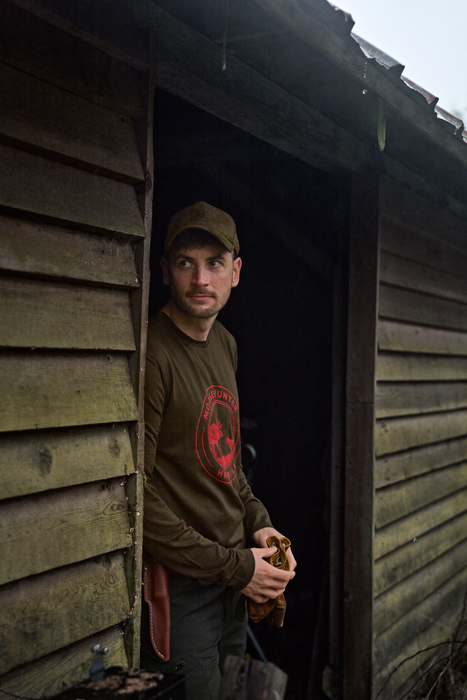 Game långärmad T-shirt Willow green moose