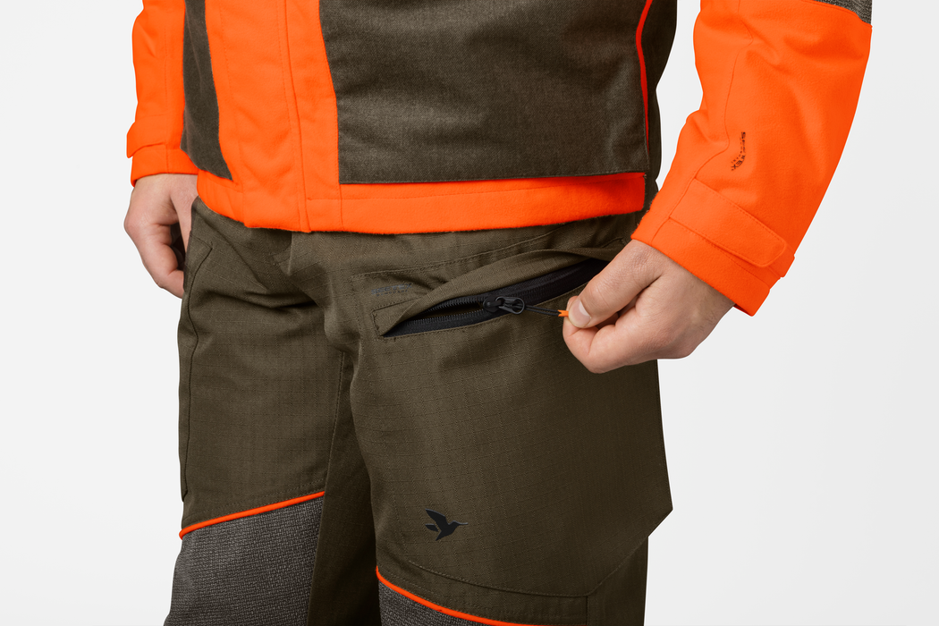 Venture byxor Pine green/Hi-Vis orange - Seeland