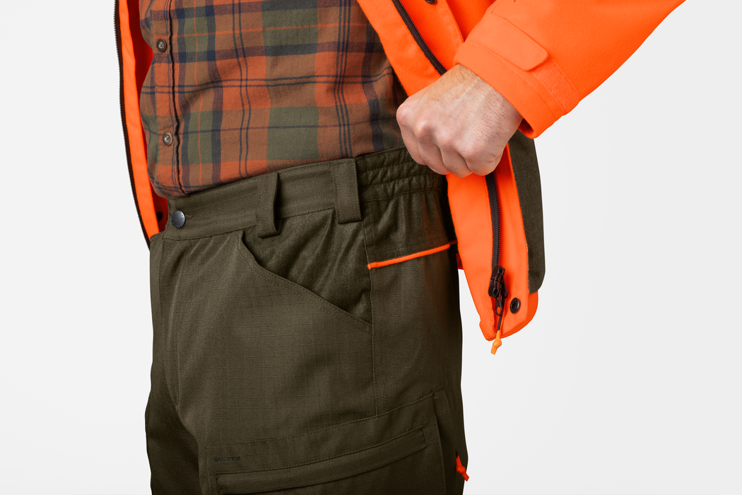 Venture byxor Pine green/Hi-Vis orange - Seeland