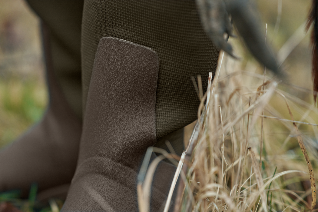 Textilgummistövel Willow green/Deep brown – Härkila