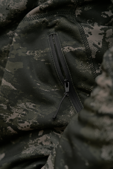 NOCTYX Camouflagefleece med hel dragkedja – Härkila