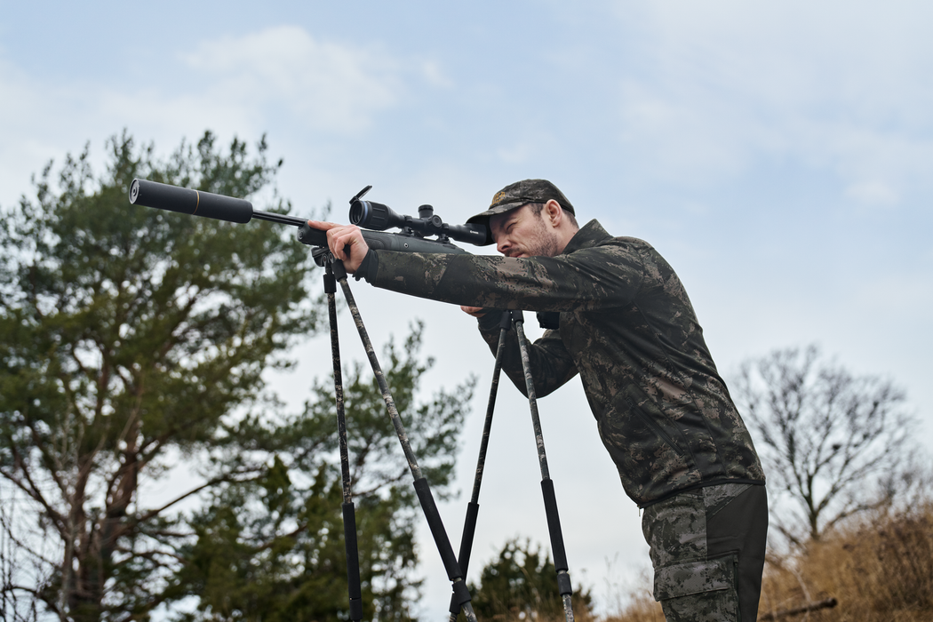 NOCTYX Camouflagefleece med hel dragkedja – Härkila
