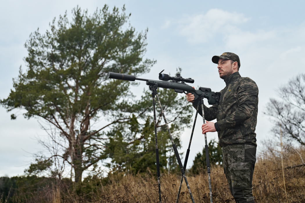 NOCTYX Camouflagefleece med hel dragkedja – Härkila