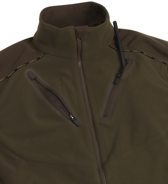 Mountain Hunter fleece jacka Hunting green/Shadow brown  - Härkila