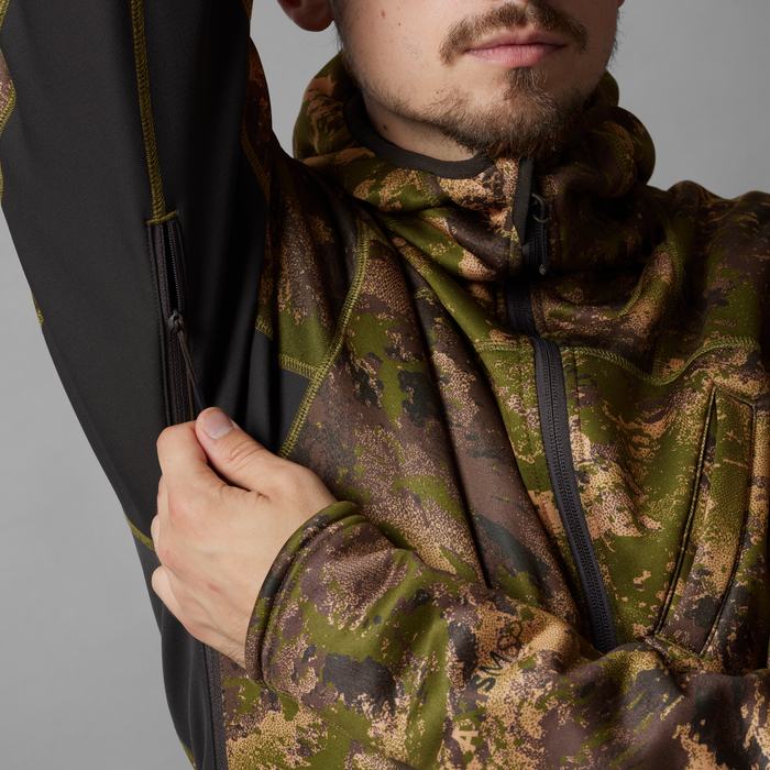 Deer Stalker camo fleece hoodie AXIS MSP®Forest  - Härkila