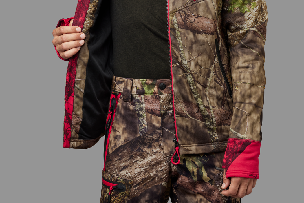 Moose Hunter 2.0 fleece jacka MossyOak®Break-Up Country®/MossyOak®Red  - Härkila