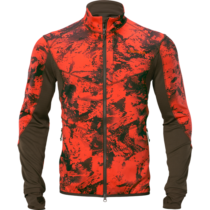 Wildboar Pro camo fleece jacka AXIS MSP®Wildboar orange/Shadow brown  - Härkila