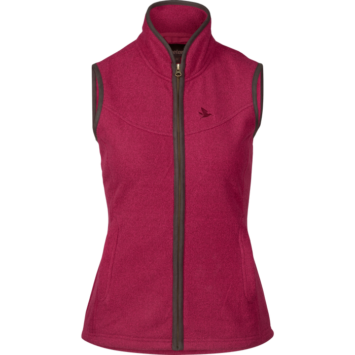 Woodcock fleeceväst Women Classic burgundy - Seeland