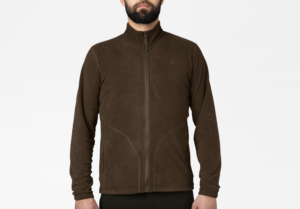 Benjamin fleece Dark brown - Seeland