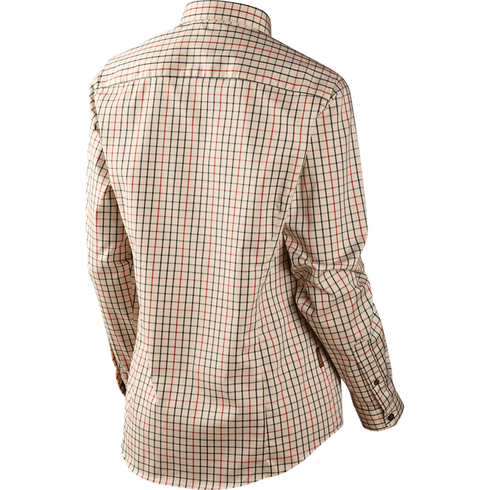 Lancaster Lady L/S skjorta Red check  - Härkila